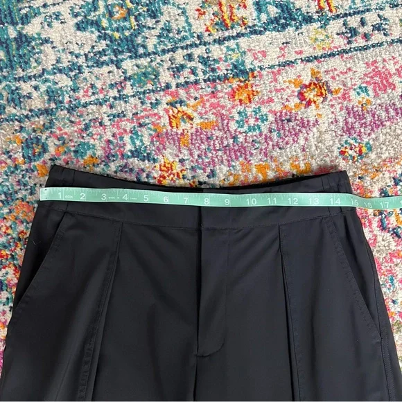 Athleta Pinnacle High Rise Wide Leg Black Cargo Trousers Pants Women's 8 - Picture 14 of 16